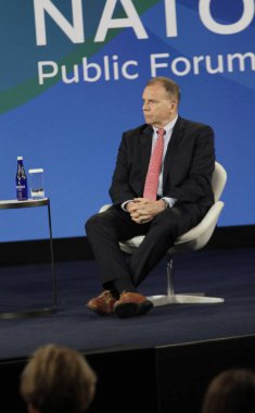 10 Temmuz 2024, Washington DC, ABD: İttifakın tarihi 75. yıldönümü münasebetiyle düzenlenen 2024 NATO Zirvesi 9-11 Temmuz 2024 tarihleri arasında Washington, DC 'de gerçekleşmektedir. Panel tartışması