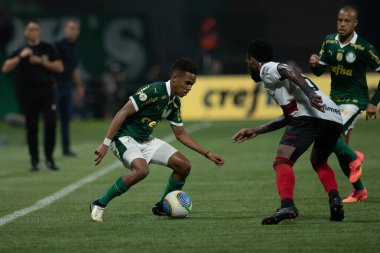 Sao Paulo (SP), 07 / 11 / 2024 - BRASILEIRO / PALMEIRAS VS ATLETICO-GO - Palmeiras ve Atletico-GO arasındaki maç, Brezilya Şampiyonası 'nın 16. turu için geçerli, bu Perşembe, 11 Temmuz 2024 gecesi, Sao Paulo-SP' deki Allianz Parque 'da