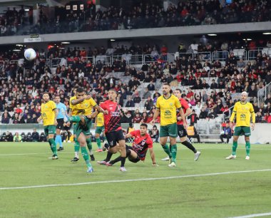 CURITIBA (PR), 07 / 13 / 2024 - COPA DO BRASIL / ATHLETICO / YPIRANGA - Athletico-GO ve Ypiranga arasında oynanan karşılaşmada, Copa do Brasil 'in üçüncü turu için geçerli, rövanş maçı, Curitiba kentindeki Ligga Arena' da düzenlendi 