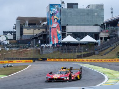 SAO PAULO (SP), Brezilya 07 / 12 / 2024 - FIA 'nın ana Dayanıklılık kategorisi olan Sao Paulo' nun Rolex 6 Sao Saati 'nin ikinci serbest antrenman turu sırasında hareket. Yarış 12-14 Temmuz tarihleri arasında gerçekleşir. 