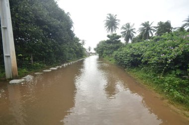 EXTREMOZ (RN), 07 / 12 / 2024 - Bölgeye yağan sağanak yağış nedeniyle, Jenipabu plajına hem Jenipabu yolu üzerinden hem de Rio Grande do Norte 'nin aşırı kuzey kıyısındaki Santa Rita plajı üzerinden ulaşılabilir..