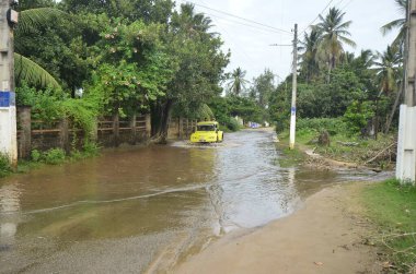 EXTREMOZ (RN), 07 / 12 / 2024 - Bölgeye yağan sağanak yağış nedeniyle, Jenipabu plajına hem Jenipabu yolu üzerinden hem de Rio Grande do Norte 'nin aşırı kuzey kıyısındaki Santa Rita plajı üzerinden ulaşılabilir..