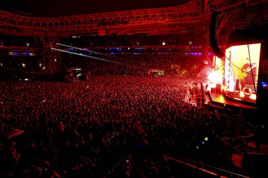 Sao Paulo (SP), 07 / 13 / 2024 FESTIVAL / 50 ANOS / CHIC SHOW / SP Show rapçi Mano Brow ve Banda Boogie Naipe 'den, 50 yıllık Siyah Şov sırasında, festival 13 Temmuz Cumartesi günü Sao Paulo' daki Allianz Parque 'da gerçekleşti..  