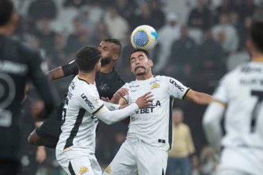 Sao Paulo (SP), 07 / 16 / 2024 - Brezilya Şampiyonası 'nın 17. turu için geçerli olan Corinthians ve Criciuma maçı, bu Salı gecesi, Sao Paulo-SP' deki Neo Quimica Arena 'da. 