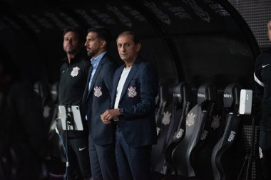 Sao Paulo (SP), 07 / 16 / 2024 - Koç Ramon Diaz, Brezilya Şampiyonası 'nın 17. turu için geçerli olan Corinthians ve Criciuma arasında 17 Temmuz 2024 Salı gecesi, Neo Quimica Arena' da oynanan karşılaşmada