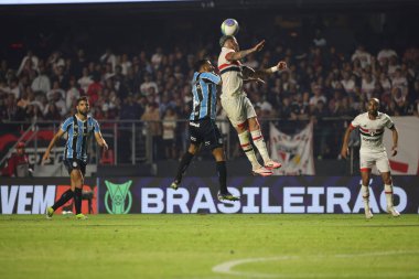 Sao Paulo (SP), 07 / 17 / 2024 - Sao Paulo ve Gremio arasında oynanan BRAZILEIRO / SAO PAULO / GREMIO maçı, bu Çarşamba, 17 Temmuz 2024, Sao Paulo Stadyumu 'ndaki Morumbis Stadyumu' nda düzenlenen 20. tur için geçerli.  
