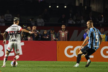 Sao Paulo (SP), 07 / 17 / 2024 - BRAZILEIRO / SAO PAULO / GREMIO Sao Paulo 'lu Ferrerinha, Sao Paulo ve Gremio arasında oynanan ve 2024 Brezilya Şampiyonası' nın 17. turu için geçerli olan maçta, bu 17 Temmuz 2024, Morumbis Stadyumu 'nda oynanmıştır. 