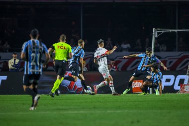Sao Paulo (SP), 07 / 17 / 2024 - Sao Paulo ve Gremio arasında oynanan BRAZILEIRO / SAO PAULO / GREMIO maçı, bu Çarşamba, 17 Temmuz 2024, Sao Paulo Stadyumu 'ndaki Morumbis Stadyumu' nda düzenlenen 20. tur için geçerli.  