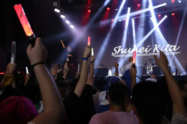 stock image Sao Paulo (SP), Brazil 07/18/2024 - Shuhei Kita performs at the Bandai Namco Music Live Festival will take place outside Japan, exclusively in Brazil. 