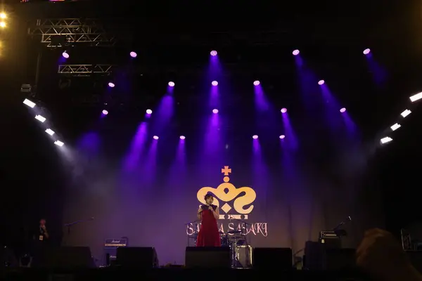 stock image Sao Paulo (SP), Brazil 07/18/2024 - Sasaki Sayaka performs at the Bandai Namco Music Live Festival will take place outside Japan, exclusively in Brazil. 