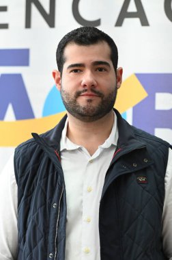 Sao Paulo (SP), 07 / 20 / 2024 - UNIAO BRASIL / CONVENTION / POLICY / CITY Hall / SP - Federal Alexandre Leite (Uniao / SP), Uniao Brasil genel merkezinde düzenlenen Uniao Brasil parti kongresine katılıyor.