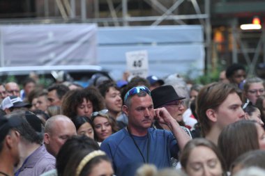 19 Temmuz 2024, New York, ABD: Bir Cumhuriyet, 2002 yılında Colorado Springs, Colorado 'da kurulan bir Amerikan pop rock grubu, Rockefeller Plaza' da NBC 'nin Today Show of Citi Concert serisinde canlı performans sergiliyor..