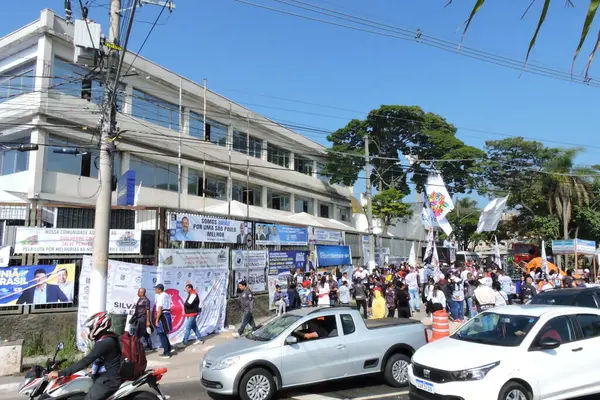 Sao Paulo (SP), Brezilya 07 / 20 / 2024 - Şehir Konseyi Başkanı Milton Leite (Uniao Brasil), Uniao Brasil partisinin bir kongresine katıldı 