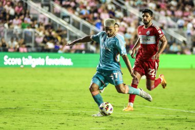 Miami FC, Chicago Fire FC 'ye karşı. 20 Temmuz 2024 Fort Lauderdale, Florida, ABD: Marcel