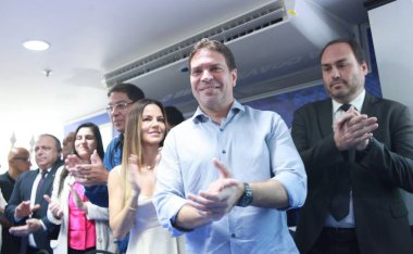 Rio de Janeiro (RJ), Brezilya 07 / 22 / 2024 - Alexandre Ramagem (PL), Rio de Janeiro Belediye Başkanlığı (RJ) adaylığı resmen onaylanacak. Brezilya İstihbarat Teşkilatı 'nın (Abin) 