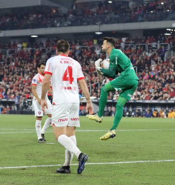 Curitiba (PR), 07 / 25 / 2024 - Copa Sudamericana 'nın 16 playoff' luk rövanş maçında Athletico Paranaense ile Cerro Porteo arasında oynanan maçın görüntüleri.