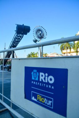 RIO DE JANEIRO (RJ), 07 / 25 / 2024 - Candelaria 'daki Olimpiyat Ateşini yeniden yakacakları bu Perşembe (25) saat 17.30' da düzenlenecek törenin hazırlıkları.