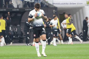 Sao Paulo (SP), Brezilya 07 / 25 / 2024 - Yuri Alberto, Corinthians ve Gremio arasında oynanan 19.