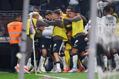 Sao Paulo (SP), Brezilya 07 / 25 / 2024 - Yuri Alberto, Corinthians ve Gremio arasında oynanan 19.