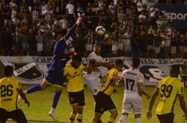 NATAL (RN), 07/28/2024 - BRASILERAO/SERIC C/ABC RN/SAO BERNADO - The Brasileirao series C 2024 match between ABC de Natal RN and Sao Bernardo de SP, in Frasqueirao, Natal. Oyun 1-1.. 