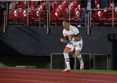 Sao Paulo (SP), Brezilya 07 / 30 / 2024 Luciano Sao Paulo 'dan ve Goias arasında oynanan maçta golünü Morumbis' te Copa do Brasil 'in ilk etabında kutluyor.