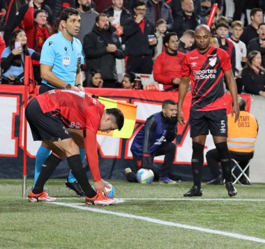 Curitiba (PR), Brazil 07 / 31 / 2024 - Ligga Arena 'da oynanan Copa do Brasil' in 16. Raundunun ilk ayağı için geçerli olan Bragantino maçında Athletico Paranaense 'den Fernandinho