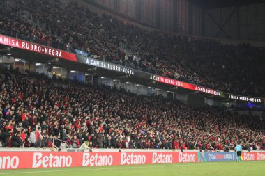 Curitiba (PR), Brazil 07 / 31 / 2024 - COPA DO BRASIL / ATHLETICO PARANAENSE / BRAGANTINO taraftarları, Bragantino 'ya karşı Athletico Paranaense arasında oynanan ve Ligga do Brasil' de oynanan 16.