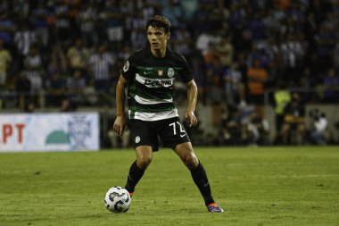 Aveiro (PT) Portekiz 03 / 08 / 2024 - Estadio Municipal Stadyumu 'nda düzenlenen Supertaca Candido de Oliveira finali için geçerli olan Sporting x Porto ile oynanan karşılaşmada Quaresma