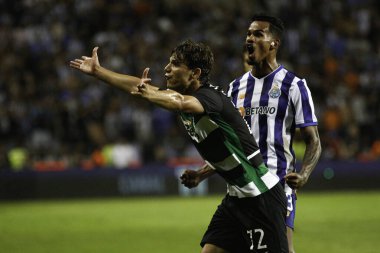 Aveiro (PT) Portekiz 03 / 08 / 2024 - Estadio Municipal Stadyumu 'nda düzenlenen Supertaca Candido de Oliveira finali için geçerli olan Sporting x Porto ile oynanan karşılaşmada Quaresma