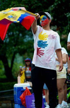New York 'taki Venezuela Topluluğu Protesto Seçimleri Union Meydanı' yla sonuçlandı. 3 Ağustos 2024, New York, ABD