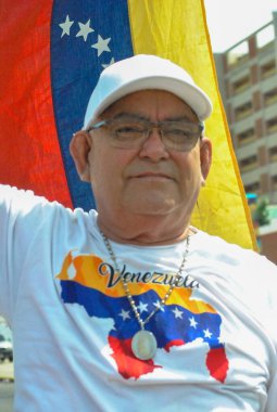 Maracaibo 'daki Venezuela Seçim Dolandırıcılığına Karşı Protesto Yürüyüşü. 3 Ağustos 2024, Maracaibo, Venezuela