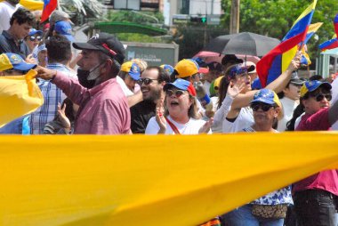 Maracaibo 'daki Venezuela Seçim Dolandırıcılığına Karşı Protesto Yürüyüşü. 3 Ağustos 2024, Maracaibo, Venezuela