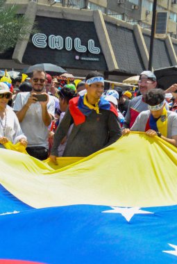 Maracaibo 'daki Venezuela Seçim Dolandırıcılığına Karşı Protesto Yürüyüşü. 3 Ağustos 2024, Maracaibo, Venezuela