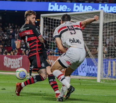 Sao Paulo (SP), Brezilya 03 / 08 / 2024 Calleri Sao Paulo ve Flamengo arasında oynanan maçta, A serisinin 21.