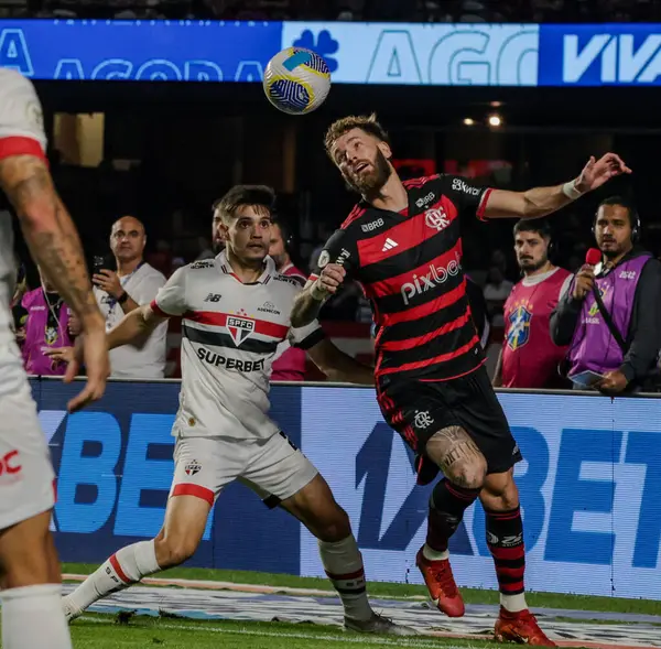 Sao Paulo (SP), Brezilya 08 / 03 / 2024 Bobadilla Sao Paulo ve Flamengo arasında oynanan maçta, A serisinin 21.