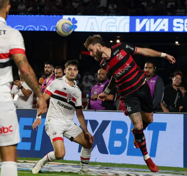 Sao Paulo (SP), Brezilya 08 / 03 / 2024 - Sao Paulo ve Flamengo arasında oynanan maçta Bobadilla, A serisinin 21.