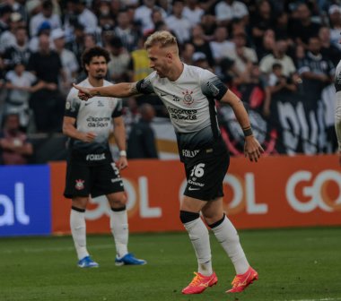 Sao Paulo (SP), Brezilya 08 / 04 / 2024 - Korintliler 'den Pedro Henrique, 2024 Brezilya Şampiyonası' nın 21. 