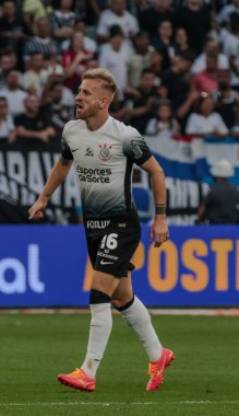 Sao Paulo (SP), Brezilya 08 / 04 / 2024 - Korintliler 'den Pedro Henrique, 2024 Brezilya Şampiyonası' nın 21. 