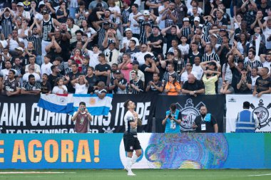 Sao Paulo (SP), Brezilya 08 / 04 / 2024 - 2024 Brezilya Şampiyonası 'nın 21. turu için geçerli olan Corinthians ve Juventude arasındaki maç, 4 Ağustos 2024 Pazar günü, Neo Quimica Arena' da