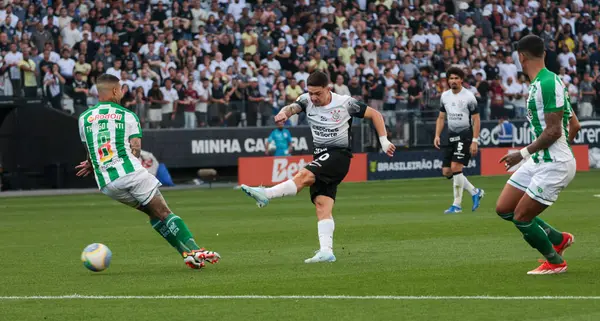 Sao Paulo (SP) Brezilya Ağustos 2024 Corinthians ve Juventude arasında Brezilya Şampiyonası 'nın 21. 