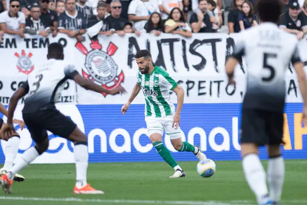 Sao Paulo (SP), Brezilya 08 / 04 / 2024 - 2024 Brezilya Şampiyonası 'nın 21. turu için geçerli olan Corinthians ve Juventude arasındaki maç, 4 Ağustos 2024 Pazar günü, Neo Quimica Arena' da