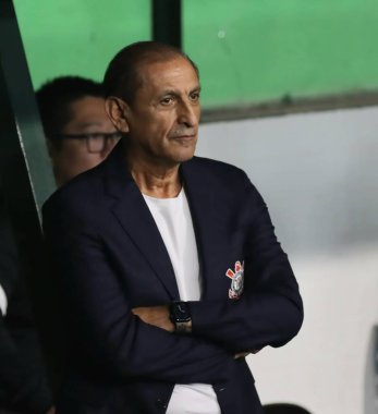 CURITIBA (PR) Brazil 07 / 08 / 2024 Coach Ramon Diaz Gremio ve Corinthians arasında Couto Pereira Stadyumu 'nda düzenlenen Copa do Brasil 2024' ün 16 'ncı turunda geçerli oldu.