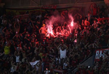 Sao Paulo (SP), Brezilya 08 / 07 / 2024 - Palmeiras ve Flamengo arasındaki maç, bu Çarşamba akşamı Allianz Parque 'da oynanan 2024 Brezilya Kupası' nın ikinci turu için geçerli.