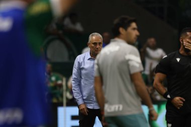 Sao Paulo (SP), Brezilya 08 / 07 / 2024 - Palmeiras ve Flamengo arasındaki maç, bu Çarşamba akşamı Allianz Parque 'da oynanan 2024 Brezilya Kupası' nın ikinci turu için geçerli.