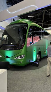 SAO PAULO (SP), Brazil 08/08/2024 - The main heavy vehicle assemblers and also the body manufacturers installed in the country confirmed their participation in Lat.Bus 2024, the Latin American Transport Fair clipart