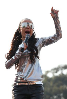 SAO PAULO (SP), Brezilya 08 / 17 / 2024 - Brezilya 'nın en büyük country müzik festivallerinden biri olan Farraial sırasında Maraia ve Maraisa çifti tarafından gösterildi