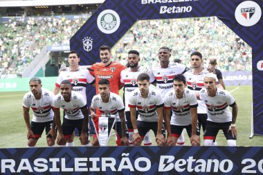 Sao Paulo (SP), 08 / 18 / 2024 - Sao Paulo takımı, Palmeiras ve Sao Paulo arasında oynanan maçta, Brezilya Şampiyonası 'nın 23.