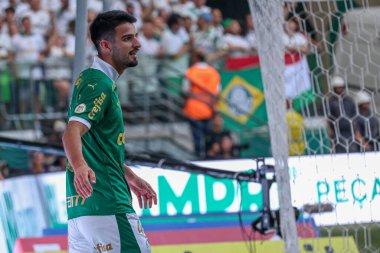 Sao Paulo (SP), 08 / 18 / 2024 - Oyuncu Jose Lopez, Palmeiras ve Sao Paulo arasında oynanan maçta, Brezilya Şampiyonası 'nın 23.