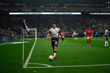 Sao Paulo (SP), Brezilya 08 / 20 / 2024 - Rodrigo Garro Corinthians ve Red Bull Bragantino arasında oynanan karşılaşmada, 2024 Copa Conmebol Sulamericana 'nın ikinci ayağı için geçerli