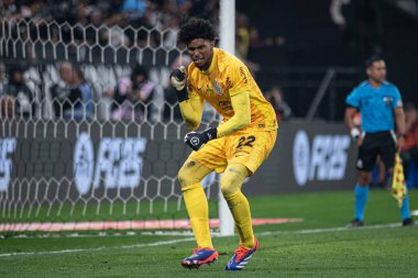 Sao Paulo (SP), Brezilya 08 / 20 / 2024 - Hugo Souza, Corinthians ve Red Bull Bragantino arasında oynanan karşılaşmayı, 2024 Copa Conmebol Sulamericana 'nın 16.